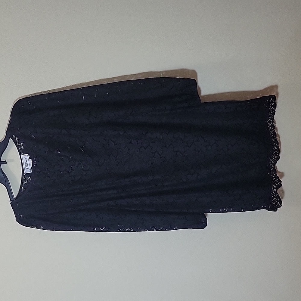 Gently Used Black Long Sleeve Lace Dress
